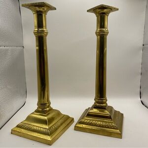Vintage Brass Candlesticks